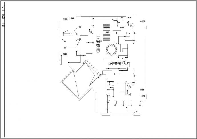 [河南]27层商业大厦全套电气CAD设计构造施工图纸_图1