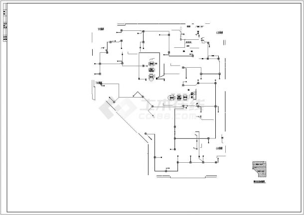 [河南]27层商业大厦全套电气CAD设计构造施工图纸-图二