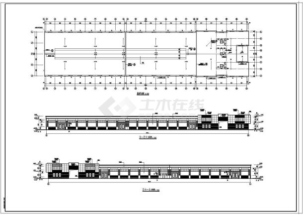 某新菜场CAD大样完整构造建筑设计施工图-图二