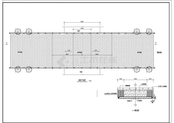 某景区古典石桥建筑详细设计方案施工CAD大样图纸-图一