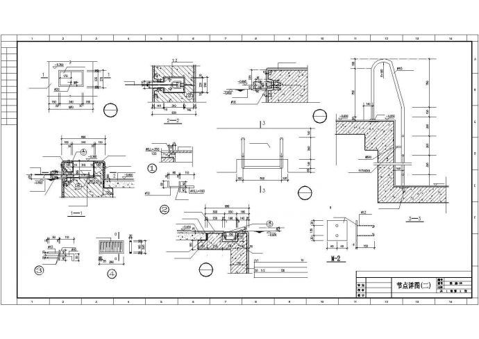 某体育馆建筑设计施工方案CAD图纸_图1