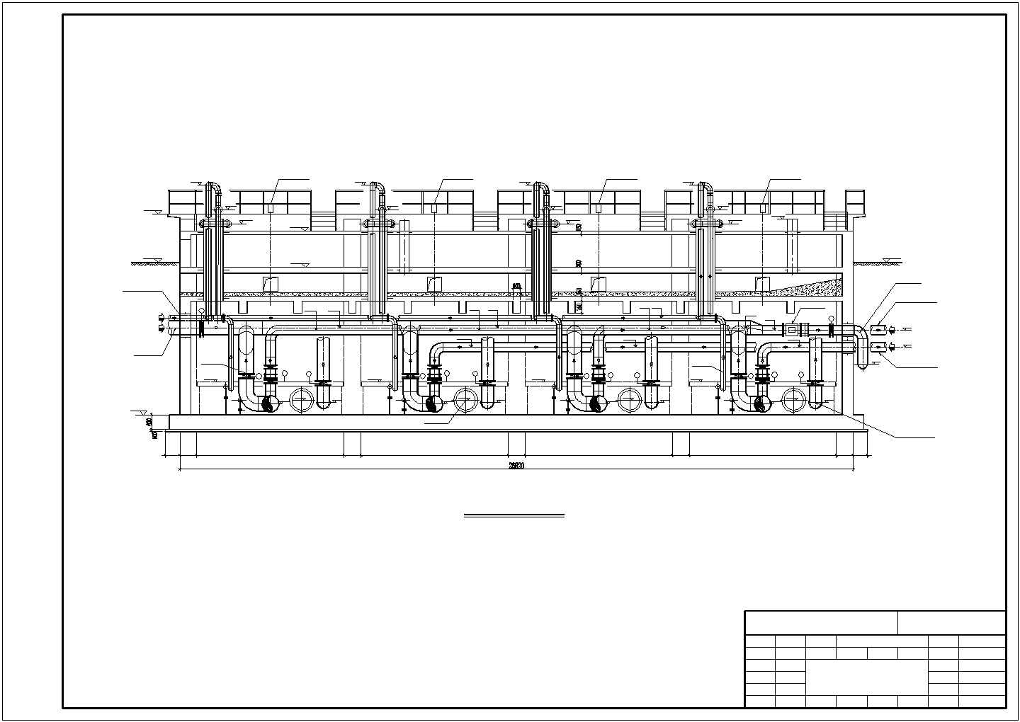 某污水处理厂BAF工艺设计施工方案CAD图纸