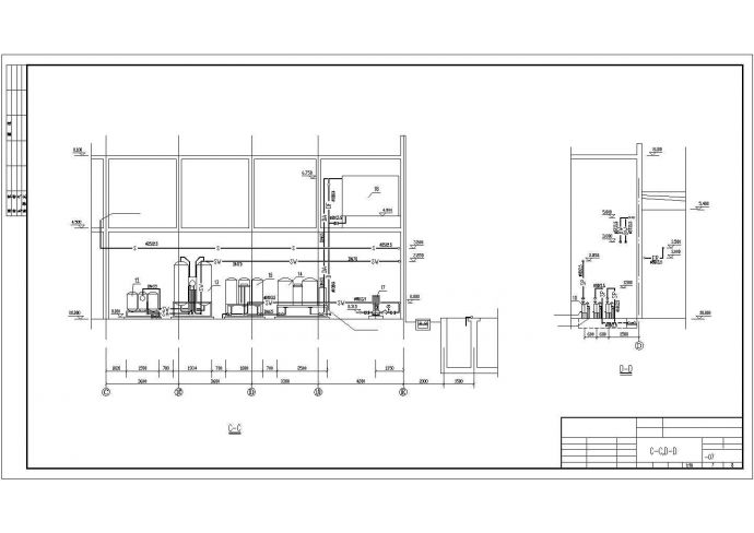 某药厂锅炉房建筑设计施工方案CAD图纸_图1