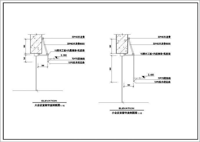 某医院办公室装修设计施工方案CAD图纸_图1