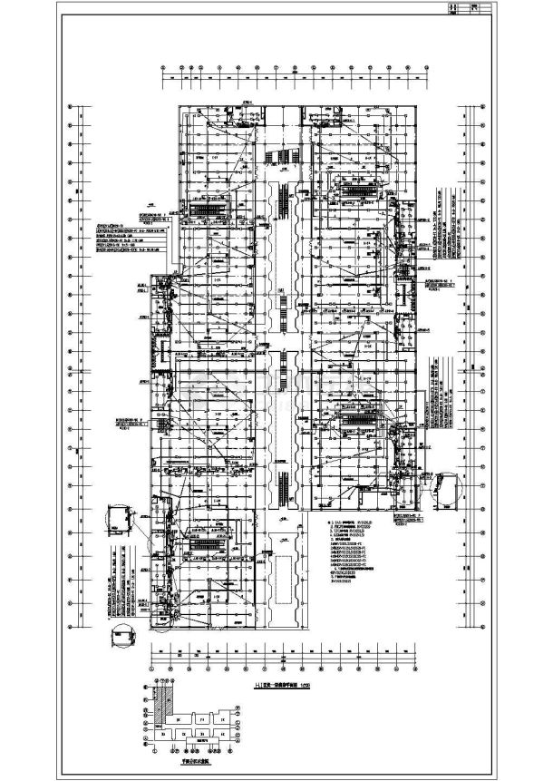 某17万平大型商场消防图纸cad图纸-图二
