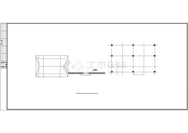 某小区双层高档花园会所建筑设计CAD施工图（含花园总平面设计）-图一