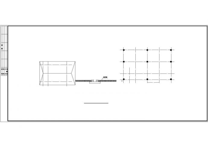 某小区双层高档花园会所建筑设计CAD施工图（含花园总平面设计）_图1