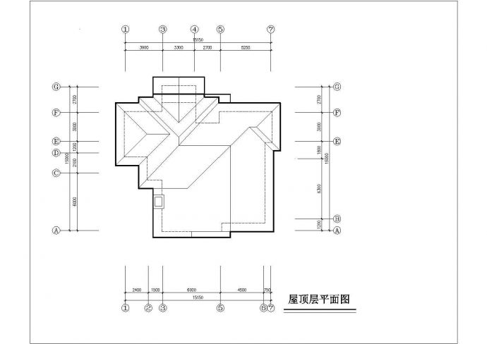 某二层框架结构欧式风格山林别墅（建筑面积294.4平方米）设计cad全套建筑施工图（含效果图）_图1