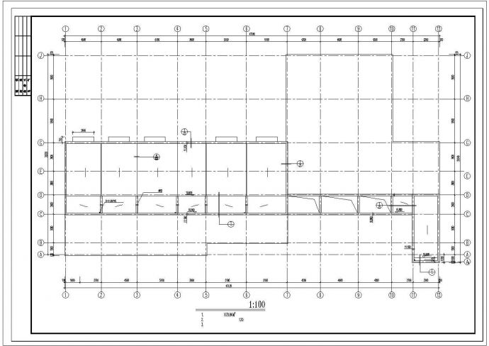 3层大型高档会所建筑设计CAD施工图（含顶层平面设计）_图1