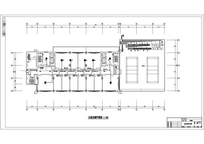 某大型高层办公楼多联机设计CAD图纸_图1