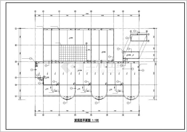 广州某3000平米3层幼儿园建筑设计CAD图纸-图一