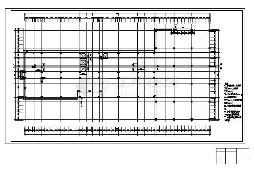 土木工程毕业设计_办公楼设计_1万平米十层框架结构办公楼建施cad图(含计算书，毕业设计)-图二
