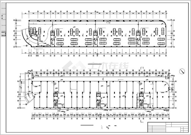 某市区大型住宅楼全套建筑设计CAD施工图-图一