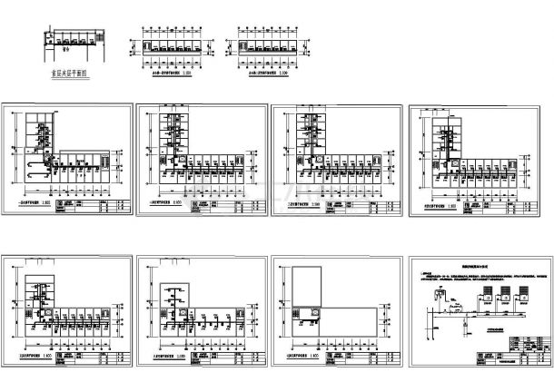  Air conditioning design (cad) of an elderly care hospital - figure 1
