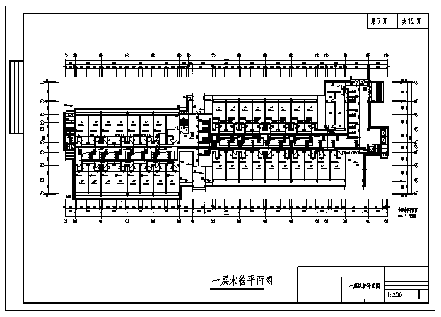 土木工程毕业设计_安徽五层大酒店中央空调系统设计cad图(含毕业设计)_图1