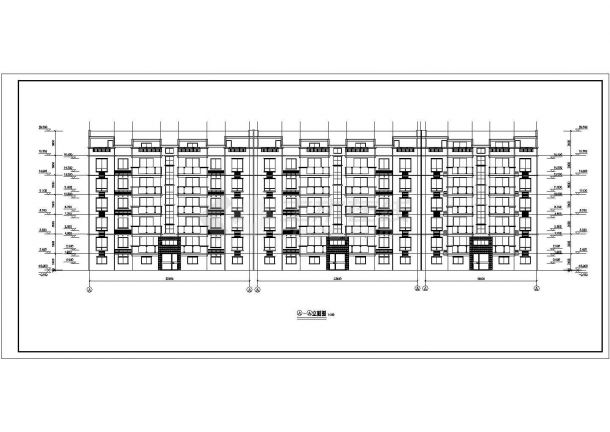 某大型住宅楼建筑施工cad图(共27张)-图二