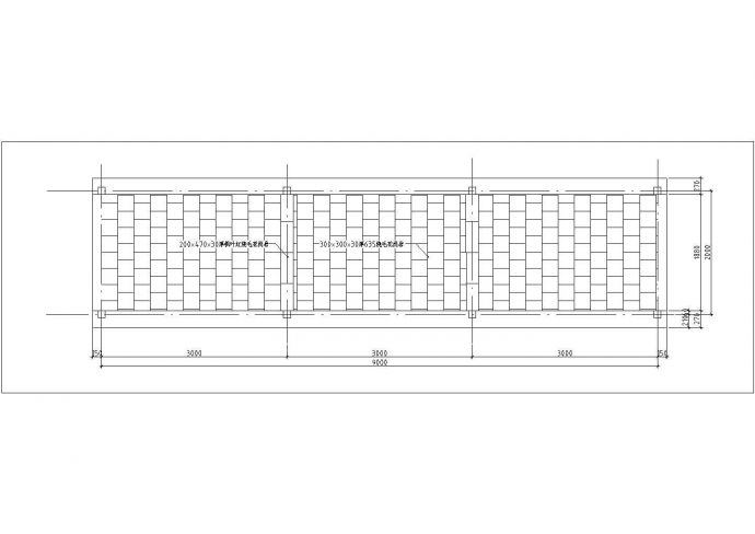 某风景区廊结构建筑详细设计方案施工CAD图纸_图1
