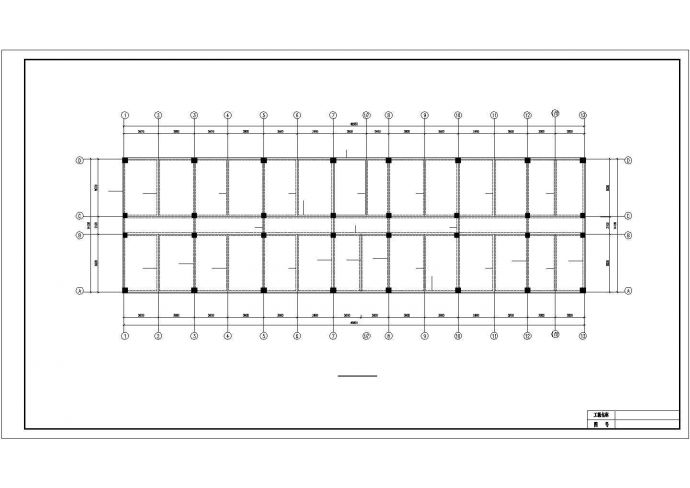 2072平米三层框架办公楼建筑结构毕业设计CAD图纸（含计算书pdf）_图1