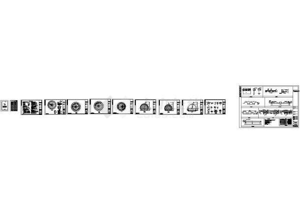 球形网架及桁架双层旋转木马结构设计施工图纸-图一