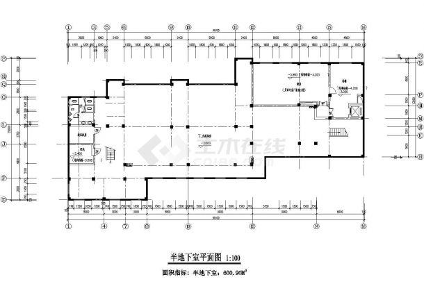 上海某幼儿园园区建筑设计全套施工图-图一