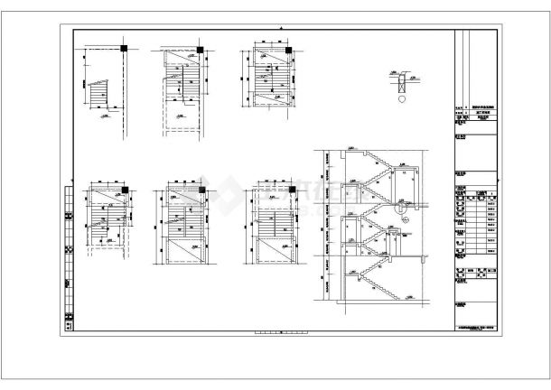 办公楼设计_北京海淀区某八层框架结构办公楼建筑设计CAD图纸-图二