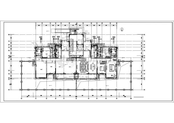 苏州虎丘区某多层住宅楼给排水系统设计CAD图纸-图一