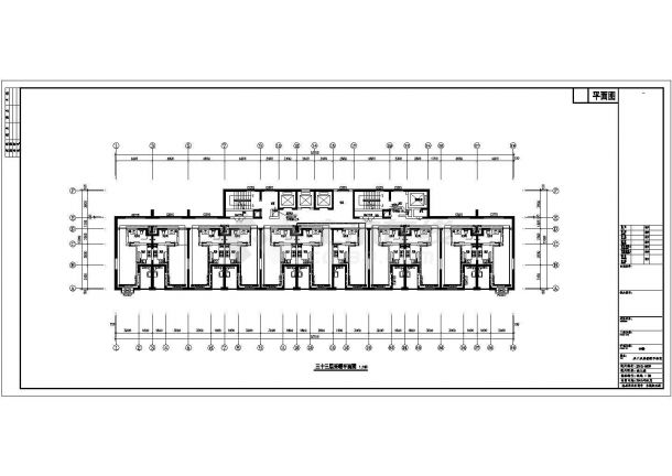 西安某高层保障性住房采暖通风系统设计CAD图纸-图一