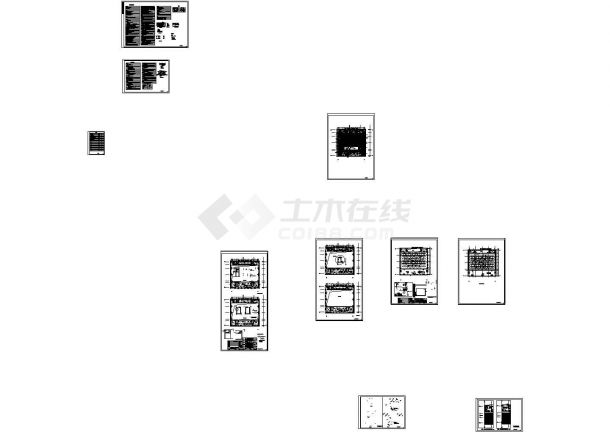 办公楼设计_办公楼空调通风采暖设计施工图(cad)-图一