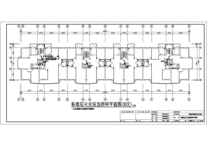 某高层住宅楼12栋电气设计CAD施工图纸_图1