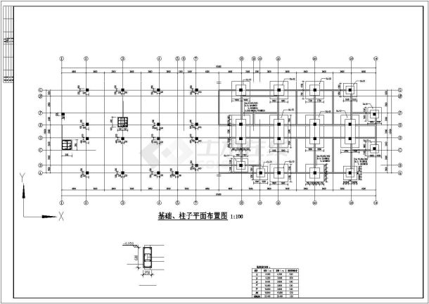 办公楼设计_成都某4400平米框架结构商业办公楼建筑设计CAD图纸-图二