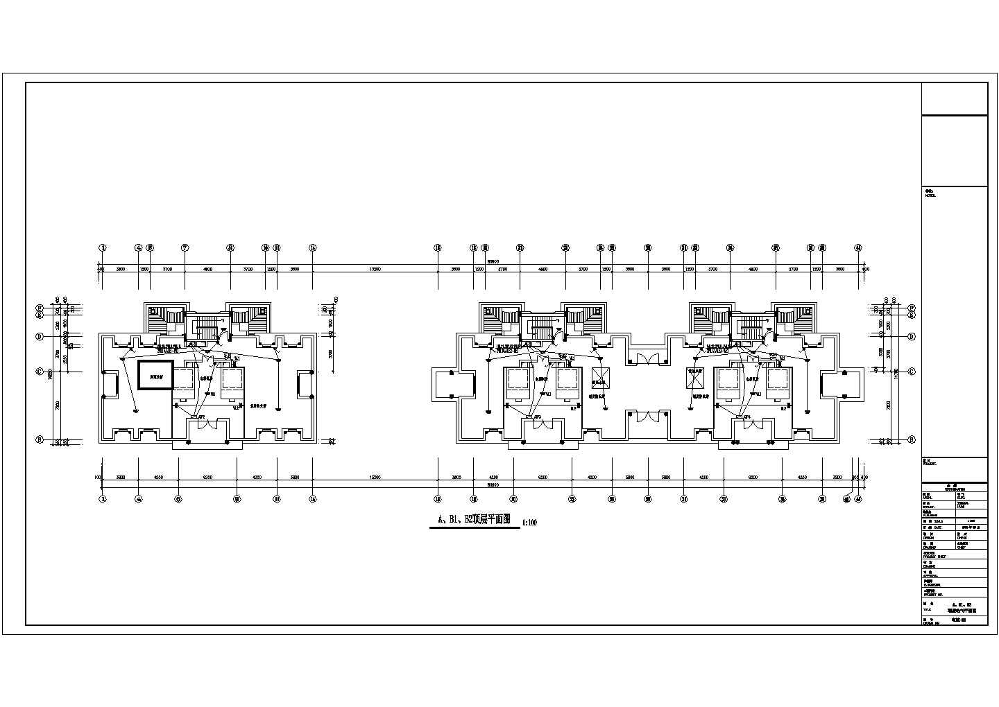 某小区高层部分电气CAD设计详细图
