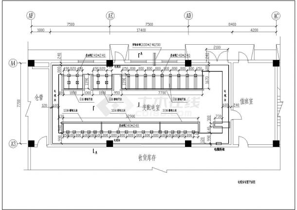 某苏州大润发10kv供配电所CAD设计图-图二