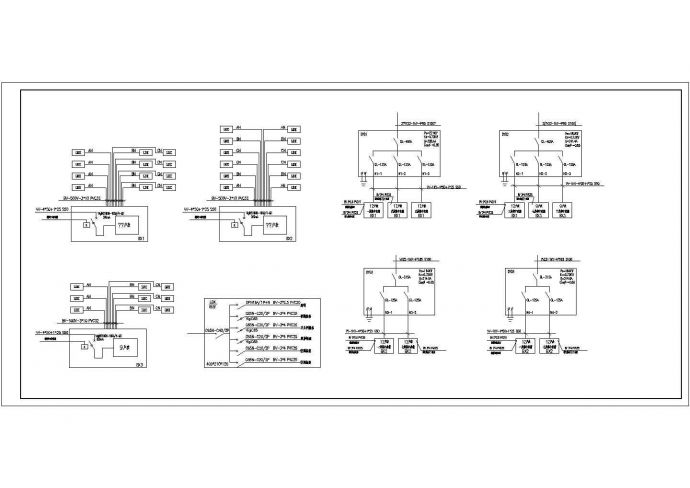 某12层住宅电CAD设计大样平面施工图_图1