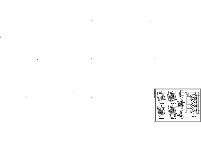 办公楼设计_办公楼多层楼梯平面剖面栏杆大样图纸_图1