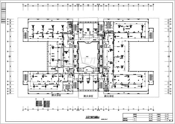 某机房层商用空调CAD节点设计平面图-图二