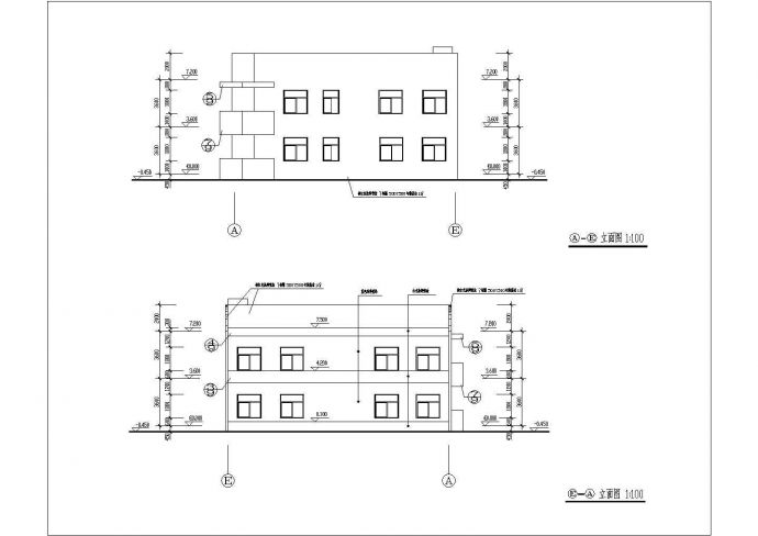成都市某幼儿园建筑设计施工图_图1