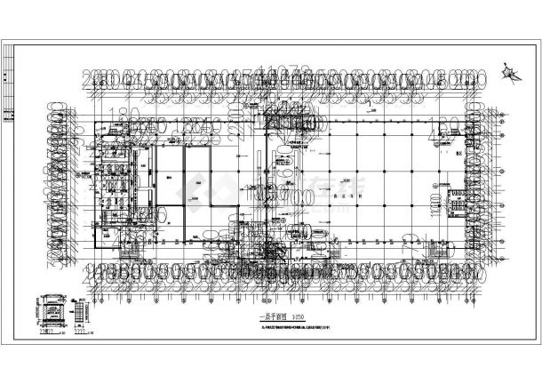 某1600KVA变压器配电CAD详细设计系统图-图一