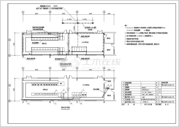 某变电所完整CAD设计大样详细图纸-图一