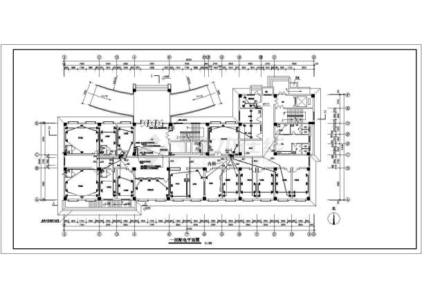 某大型医院高低压变配电所全套CAD设计详图-图二