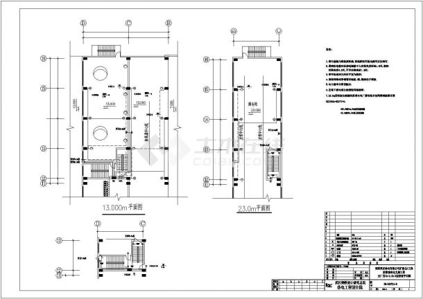 某厂房变电所CAD平面设计节点图-图二