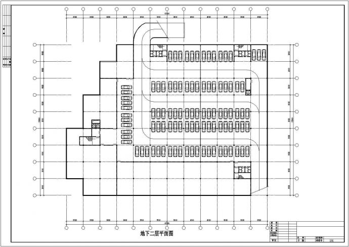 某购物中心建筑初步设计CAD方案图_图1