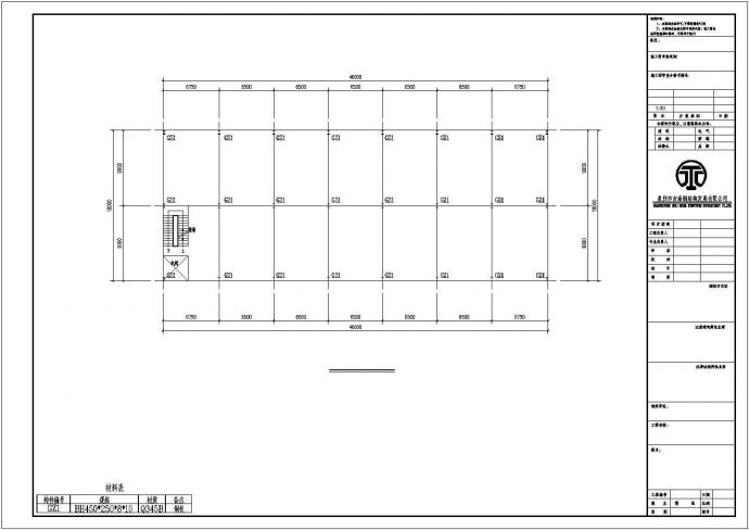某地南安楼层建筑设计CAD图纸_图1