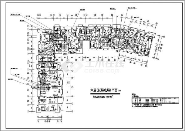 某带有厨房插座箱的住宅电气施工图-图一