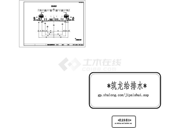 湘潭市某2公里市政道路排水工程设计CAD图纸-图一