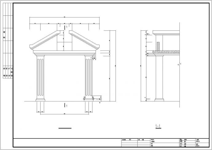 某市别墅样板房建筑CAD设计竣工图_图1