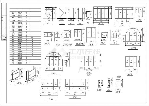 某市区四层砖混结构豪华别墅设计全套建筑CAD施工图-图一