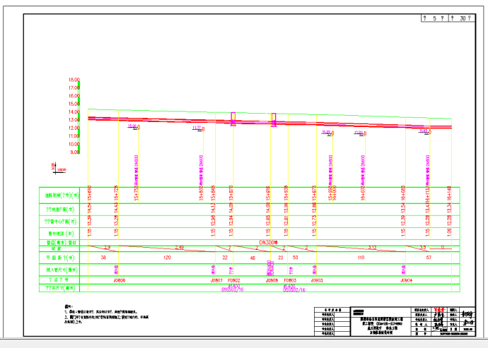 某地某道路改造工程给水管道CAD图纸_图1