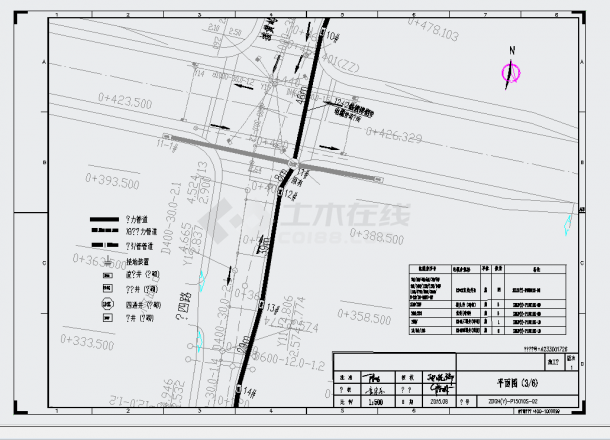 某地市政10KV电缆管道工程设计套图CAD图纸-图一