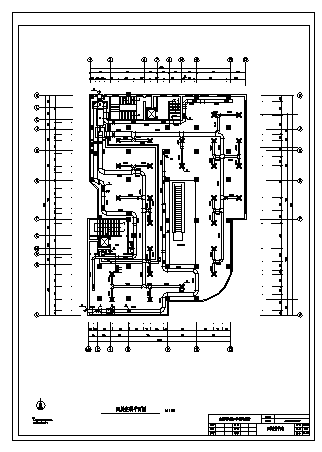 土木工程毕业设计_长沙市某十五层宾馆空调工程施工cad图(含毕业设计，共十七张)-图二
