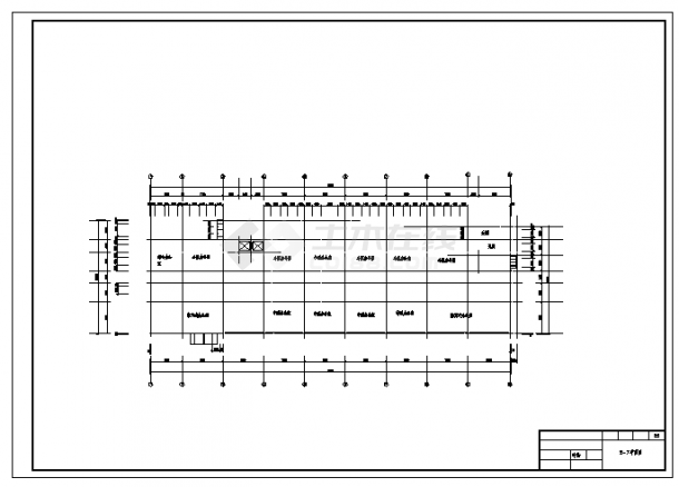 土木工程毕业设计_办公楼设计_8400平方米8层综合办公楼建施cad图(含计算书，毕业设计)-图二